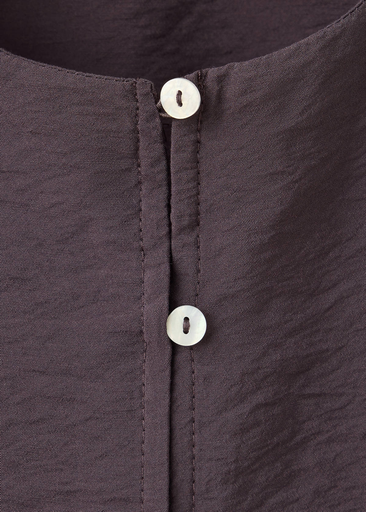 Straight-fit gilet — Brown