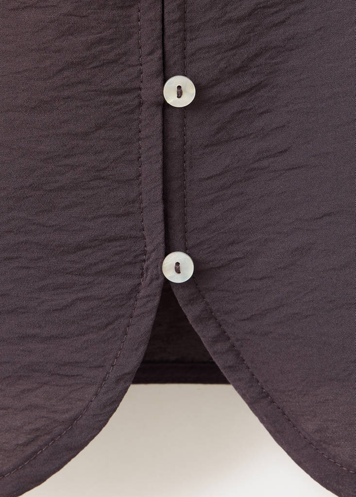 Straight-fit gilet — Brown