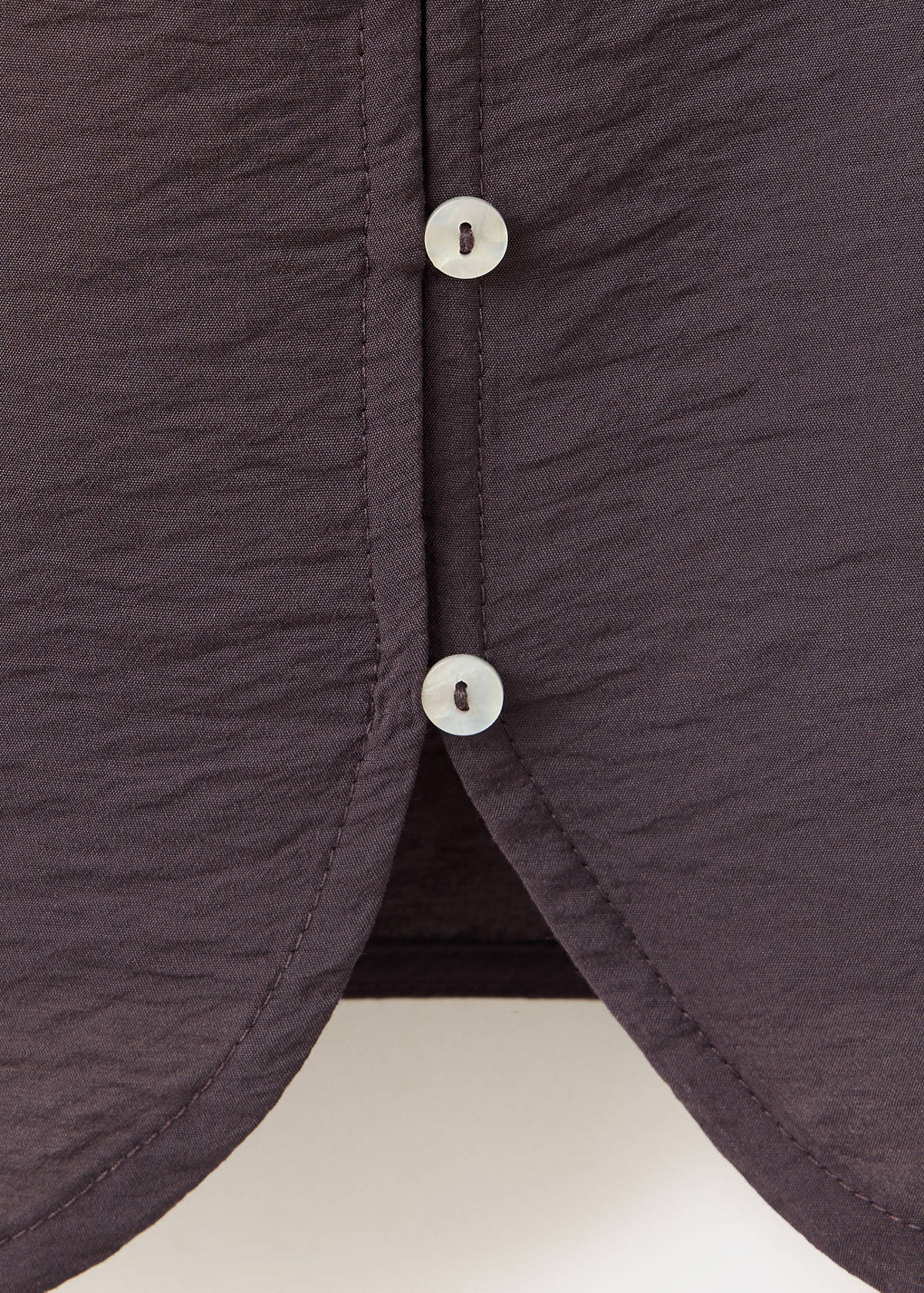 Straight-fit gilet — Brown