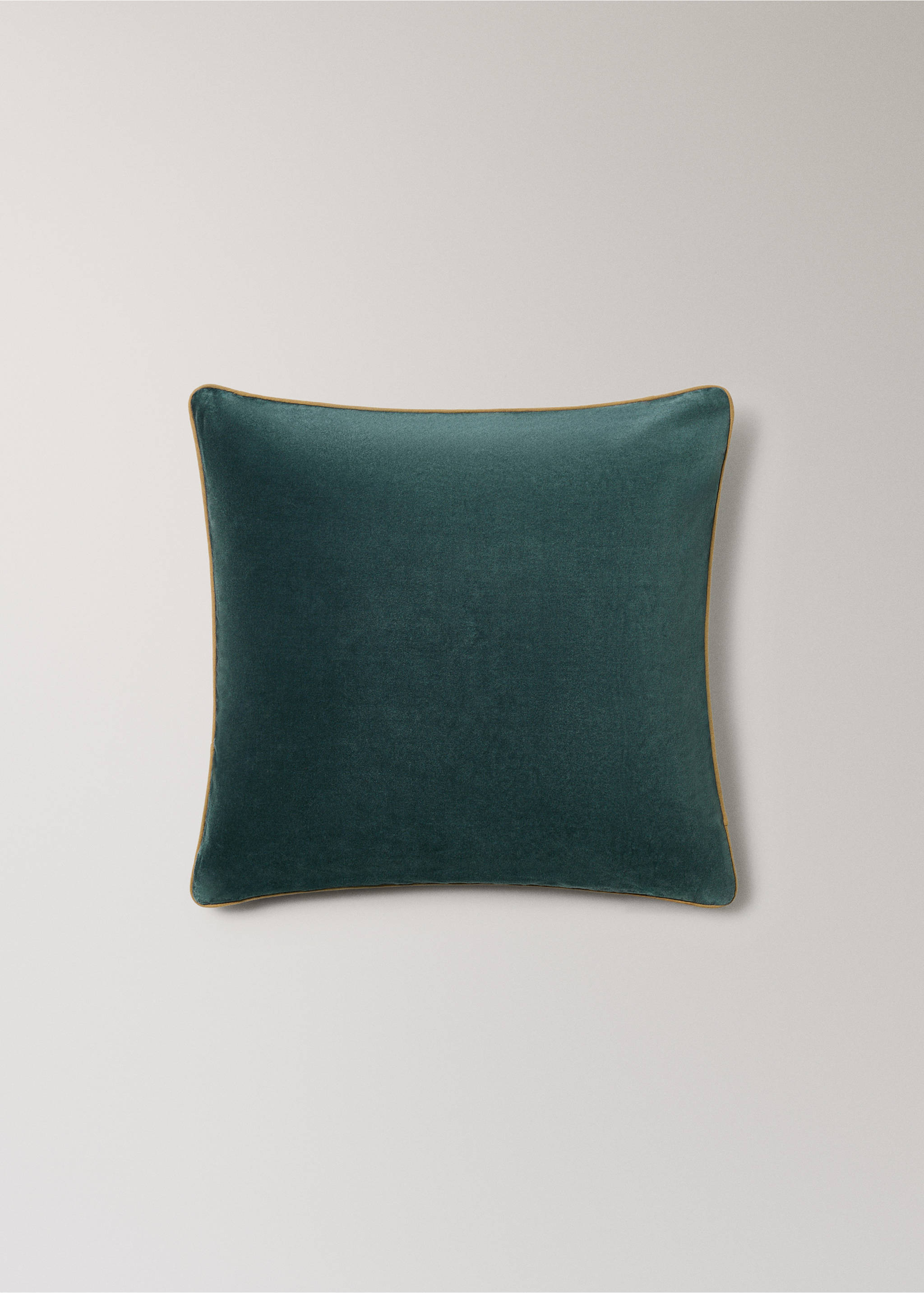Reversible 100% cotton cushion cover 50x50 cm - Article without model, Petrol Blue. Ref: 37032547-00.