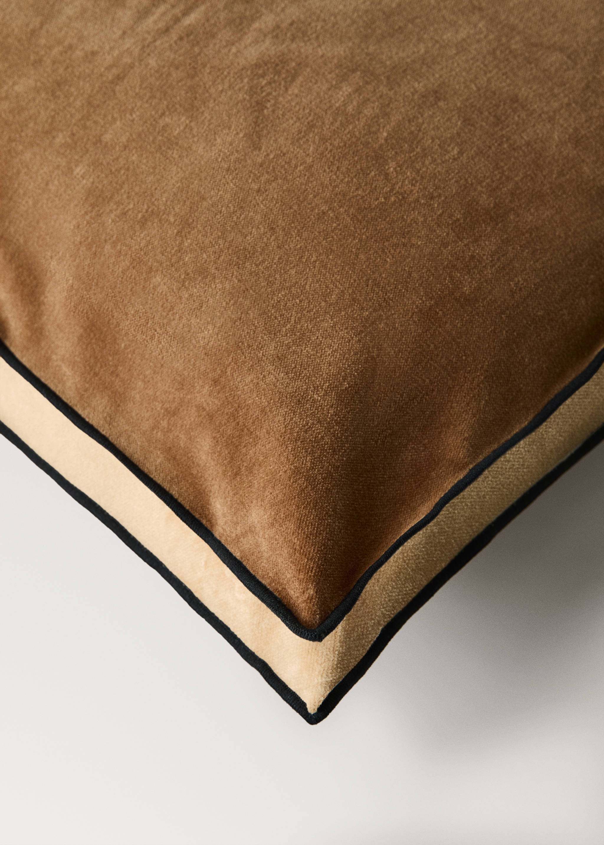 100% cotton velvet cushion cover 45x45 cm - Details of the article 1