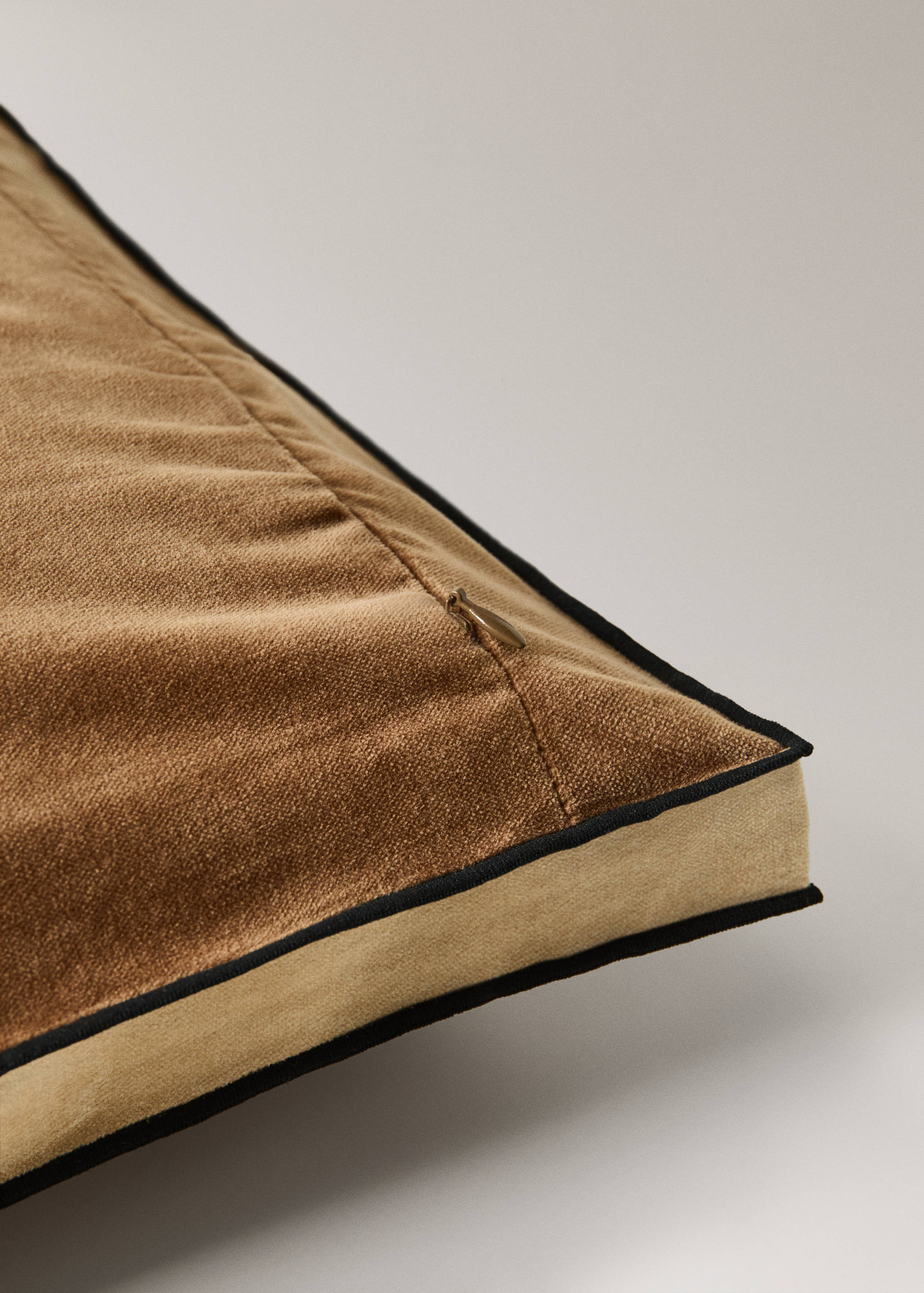 100% cotton velvet cushion cover 45x45 cm - Details of the article 2