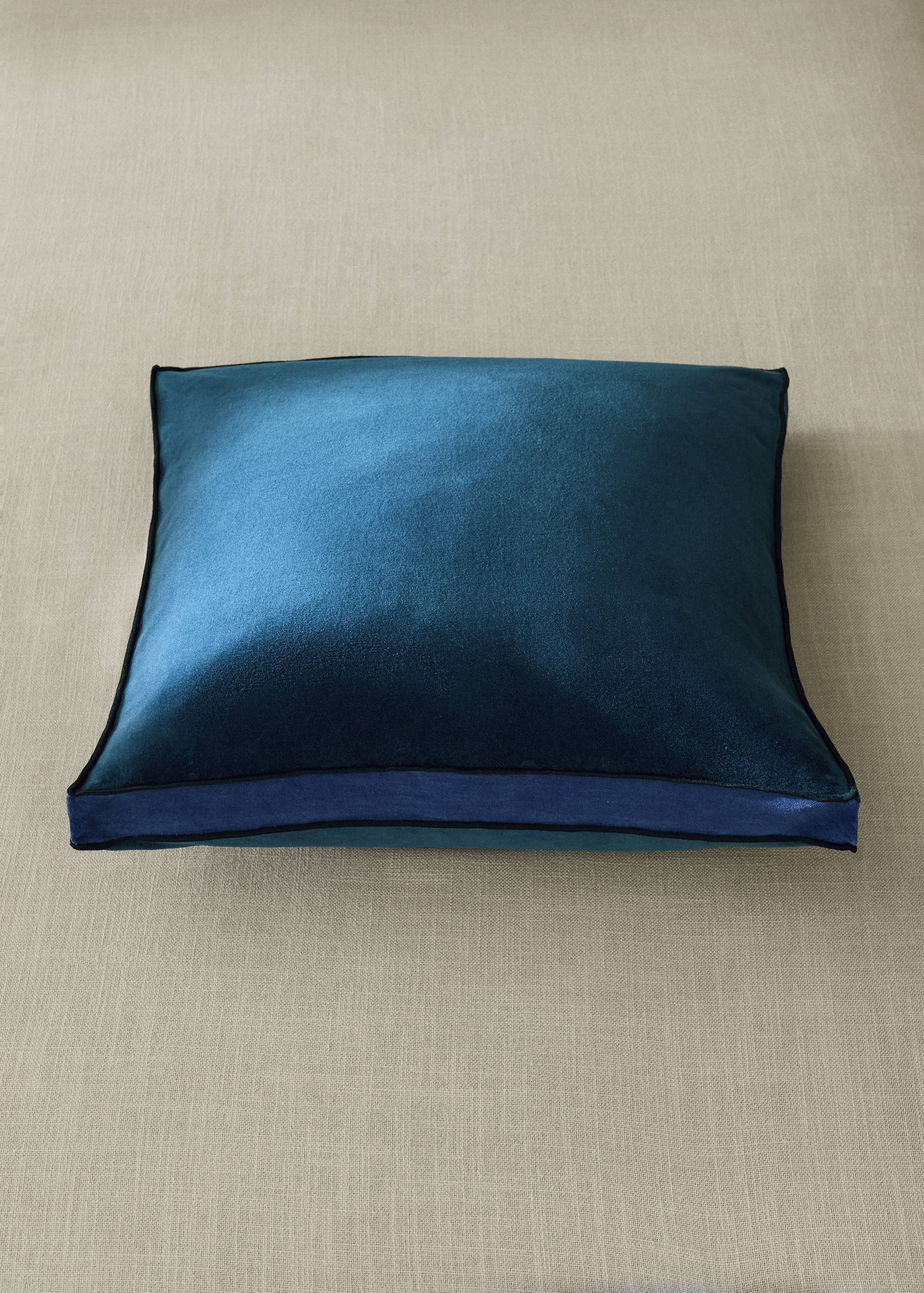 Kissenbezug 100% Baumwollsamt 45x45 cm - Allgemeine Ansicht