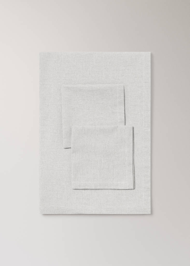 Pack of 2 100% cotton napkins — Brown