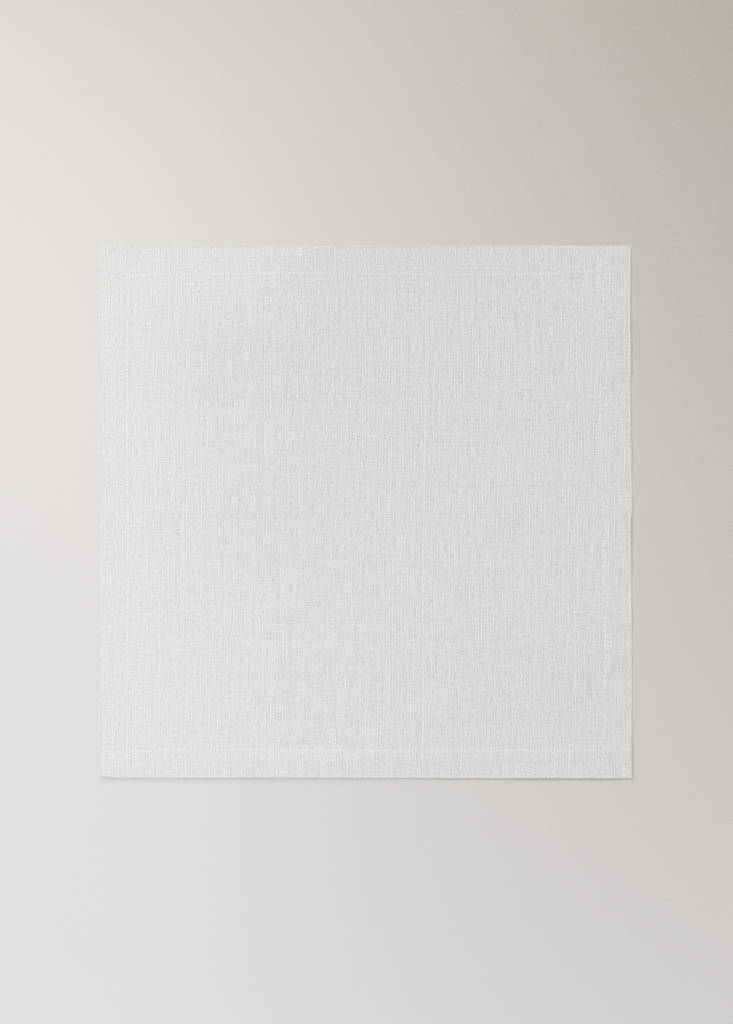 Pack of 2 100% cotton napkins — Brown