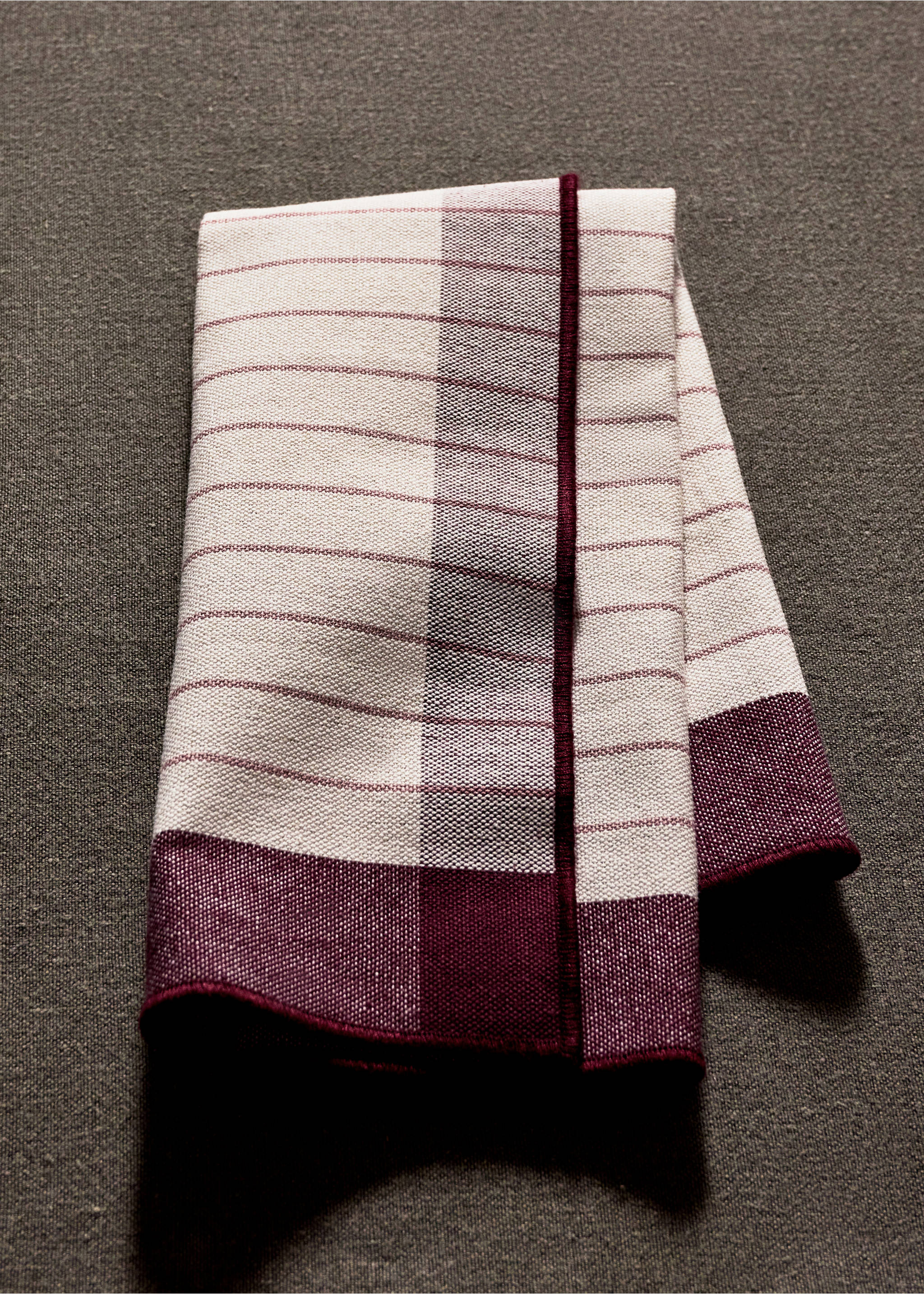 Serviette jordan - Allgemeine Ansicht, Weinrot. Ref: 37032558-00.