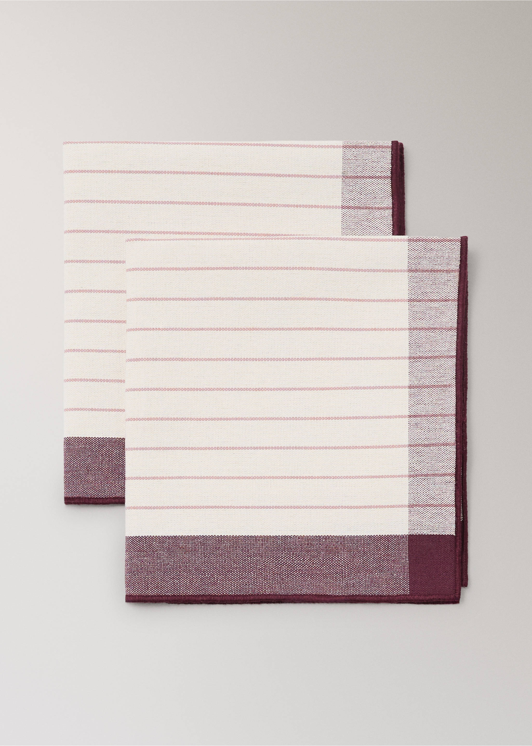 Serviette jordan - Detail des Artikels 1, Weinrot. Ref: 37032558-00.