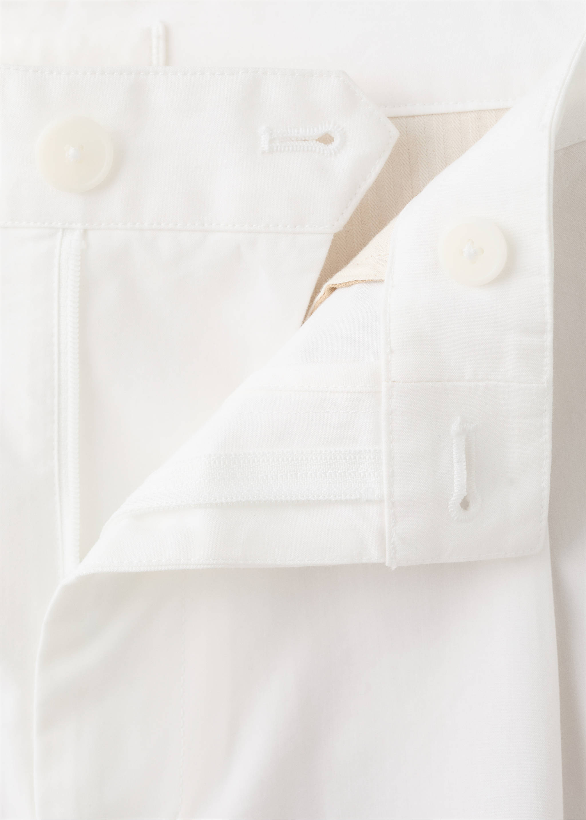 Pantalon jon - Détail de l'article 8, Blanc cassé. Ref: 37032890-00.