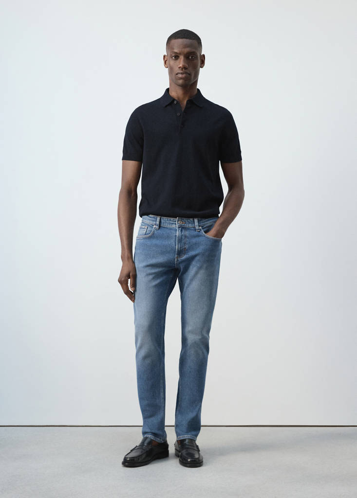 Jan slim-fit jeans — Medium Blue