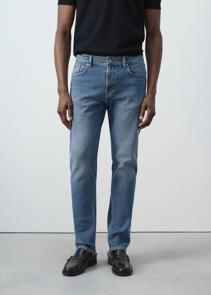 Jan slim-fit jeans — Medium Blue