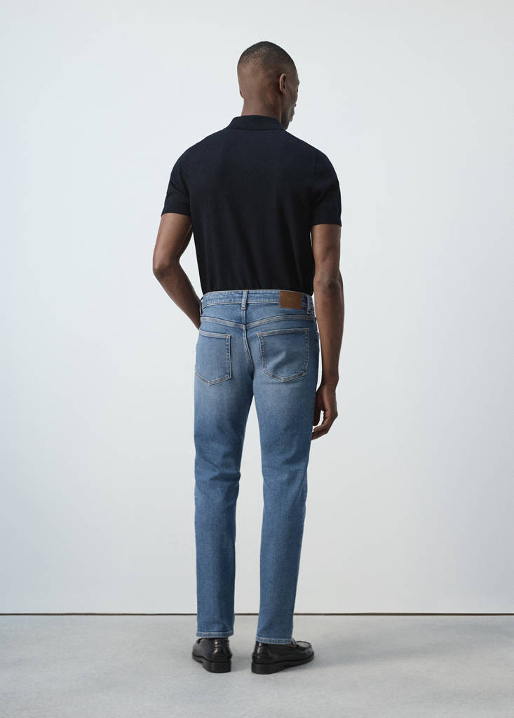 Jan slim-fit jeans — Medium Blue