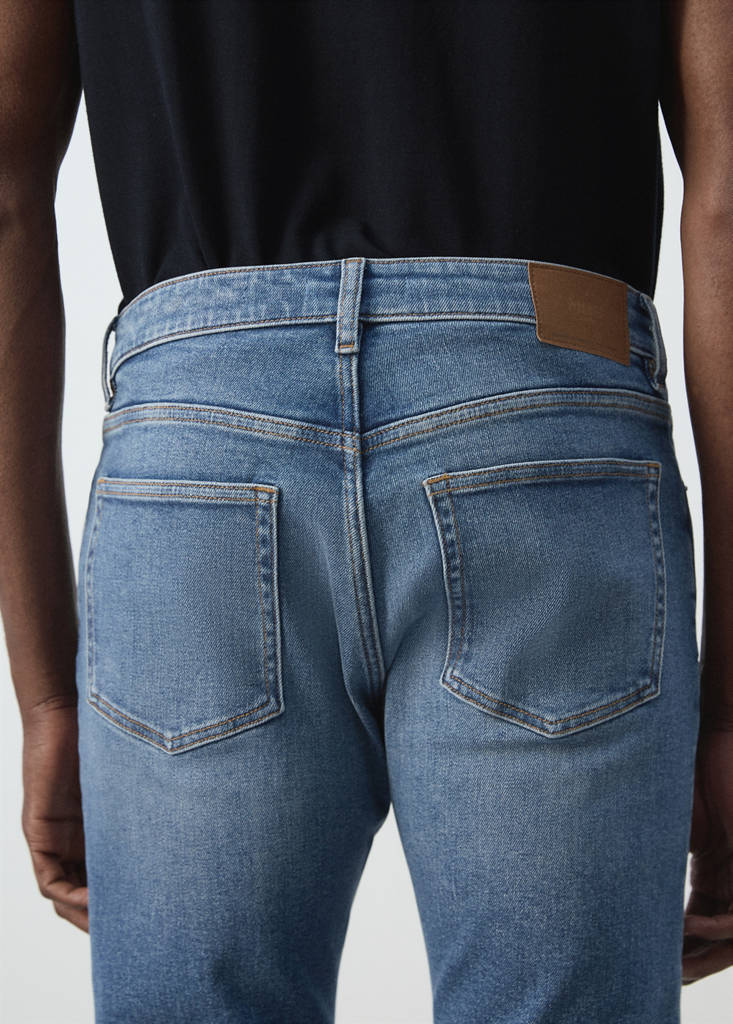 Jan slim-fit jeans — Medium Blue
