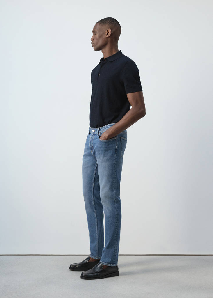 Jan slim-fit jeans — Medium Blue