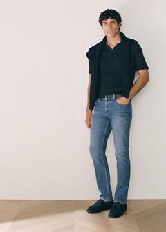 Jan slim-fit jeans — Medium Blue 9