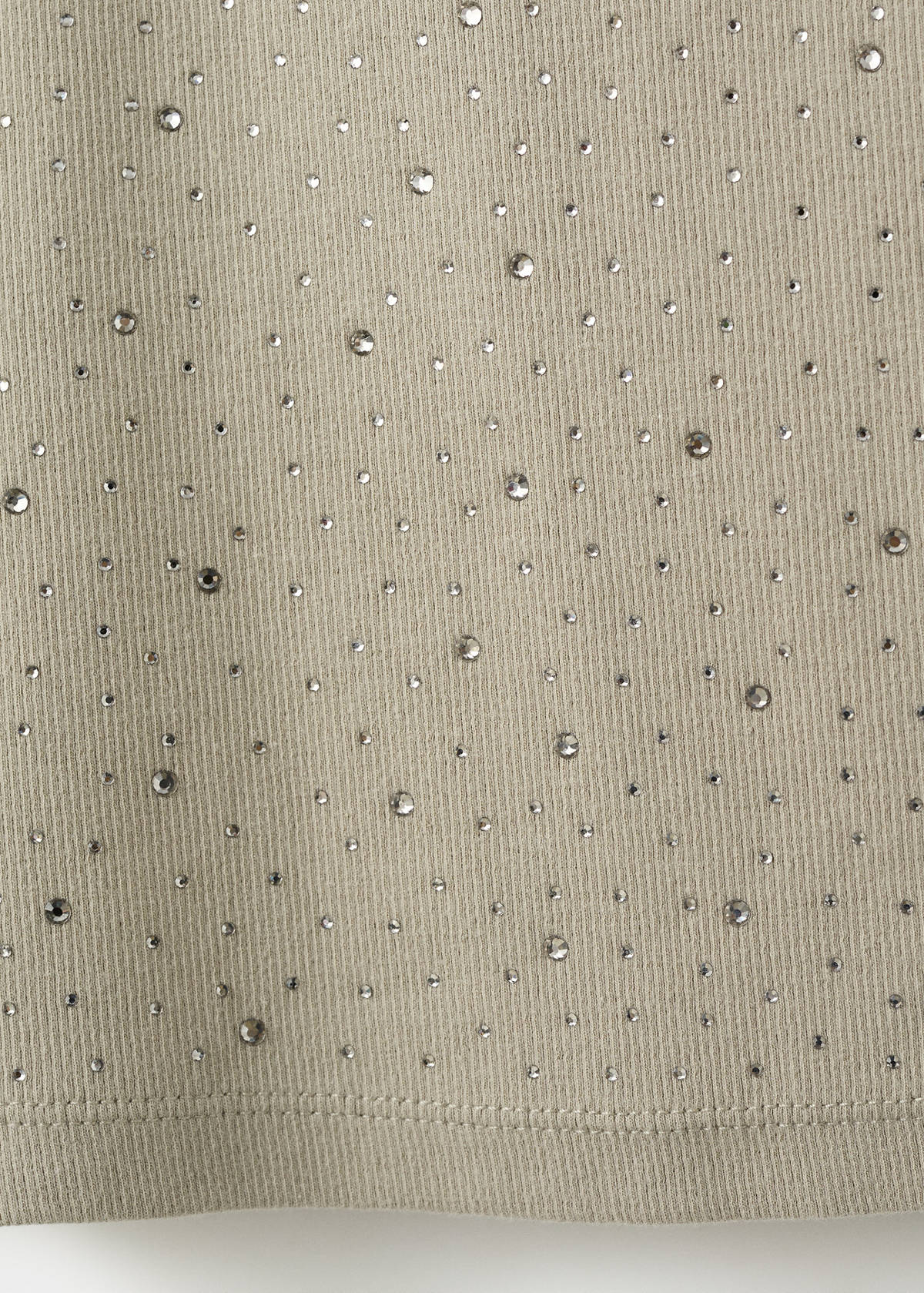 Wide strap glitter top — Medium Brown