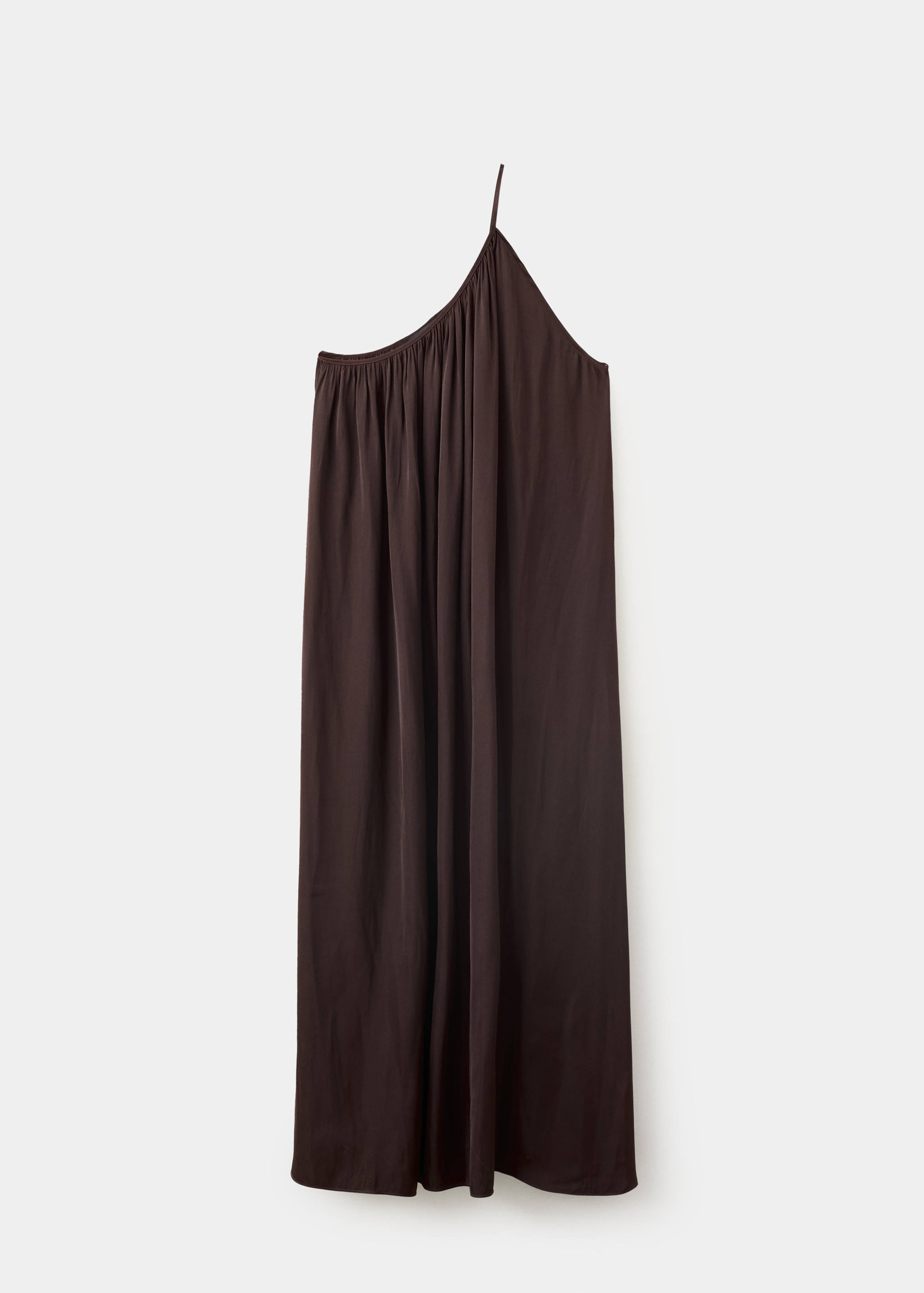 Robe asymétrique froncée - Article sans modèle