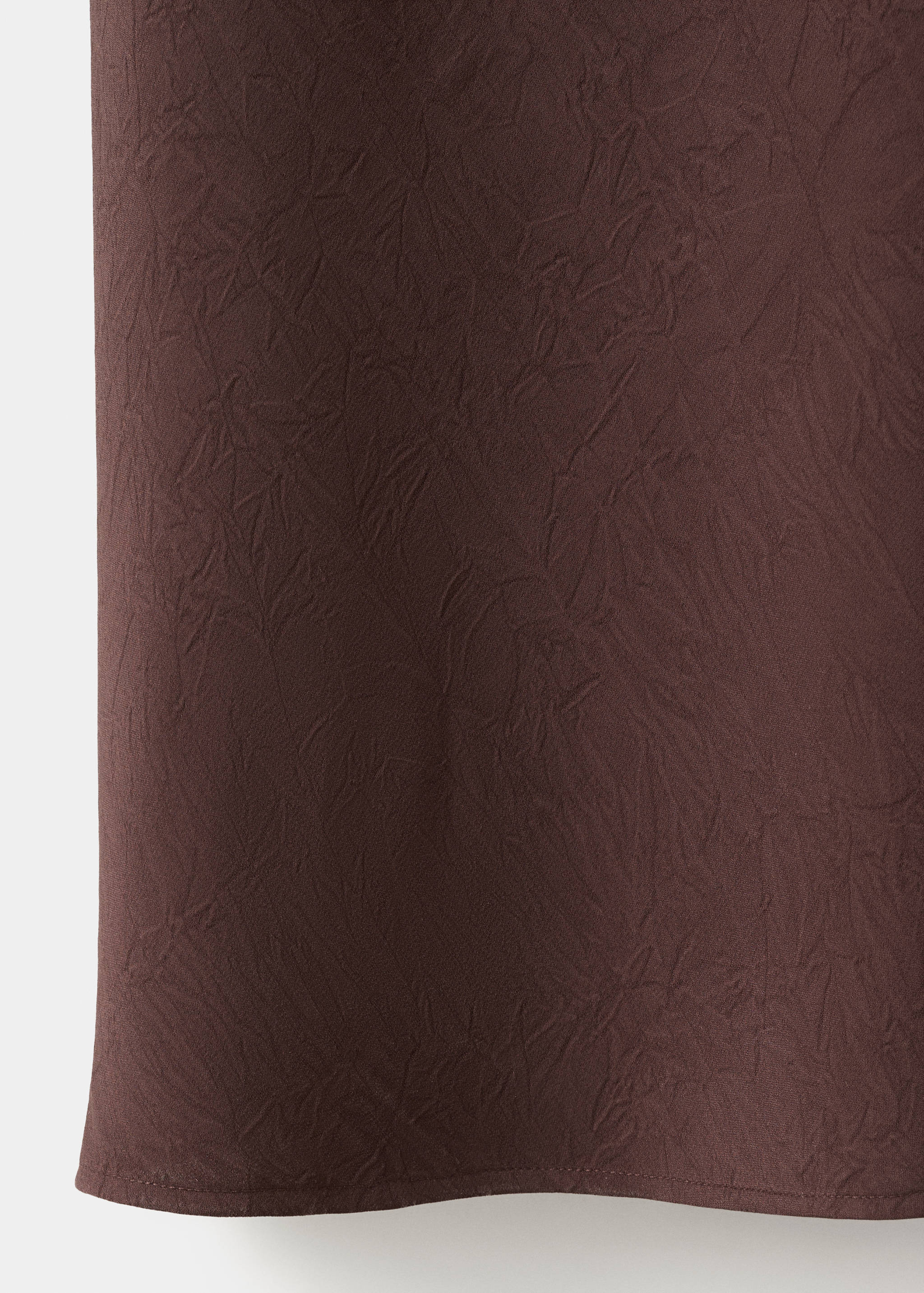 Draped neckline dress with back detail - Details of the article 0