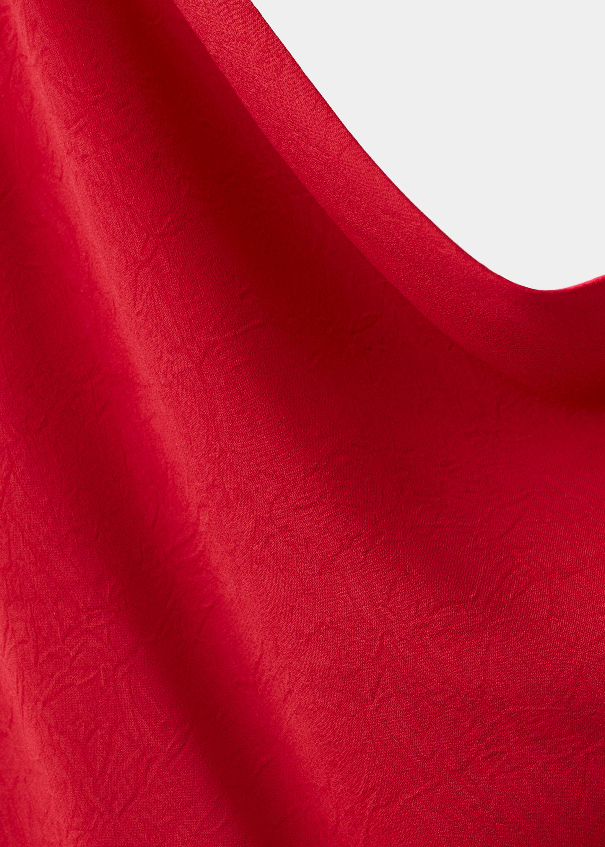 Draped neckline dress with back detail - Details of the article 8