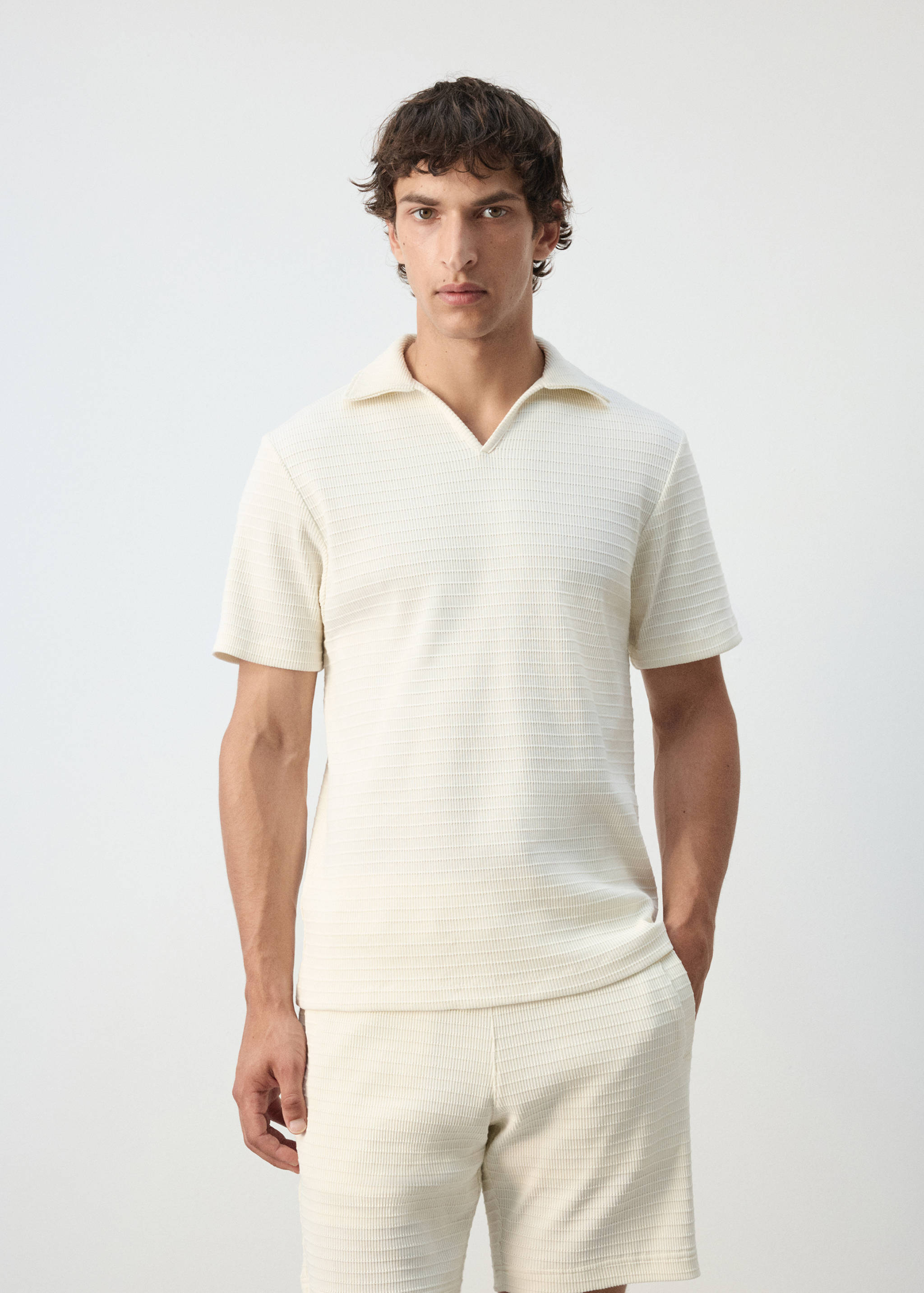 100% cotton regular-fit polo shirt - Medium plane