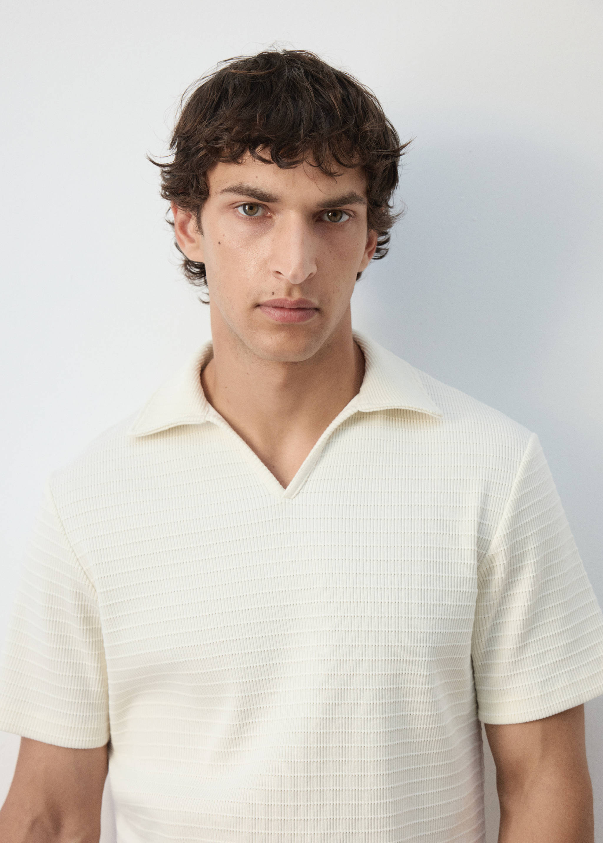 100% cotton regular-fit polo shirt - Details of the article 1