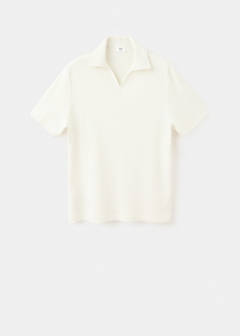 100% cotton texture polo shirt — Off White 7