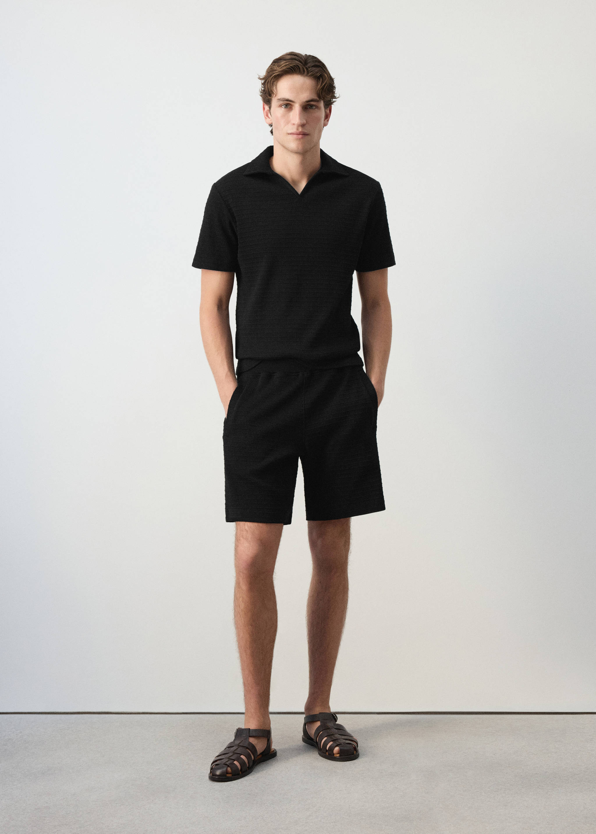 100% cotton regular-fit polo shirt - General plane