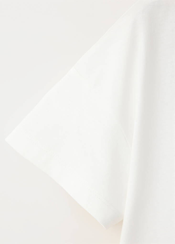 Printed cotton-blend t-shirt — Off White