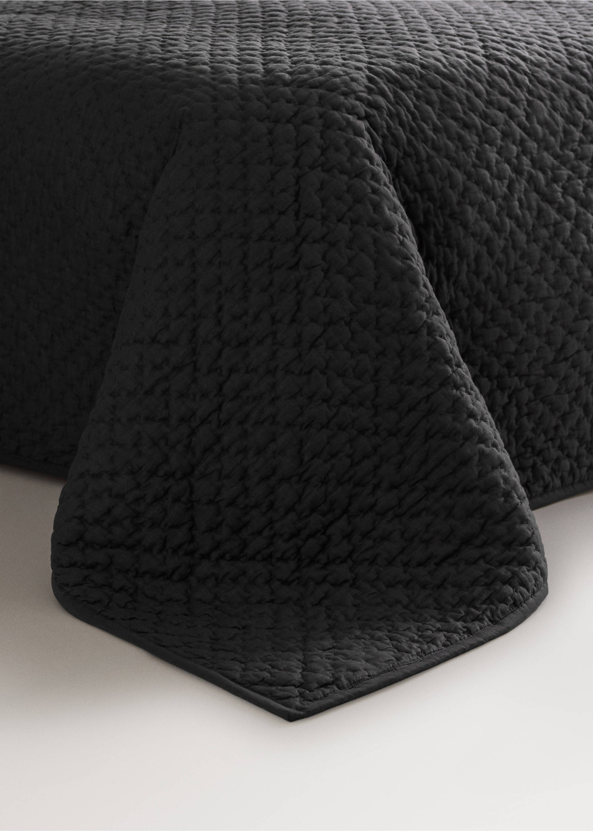 100% cotton duvet for 130/140/150 cm bed - Details of the article 8, Charcoal. Ref: 37032911-00.