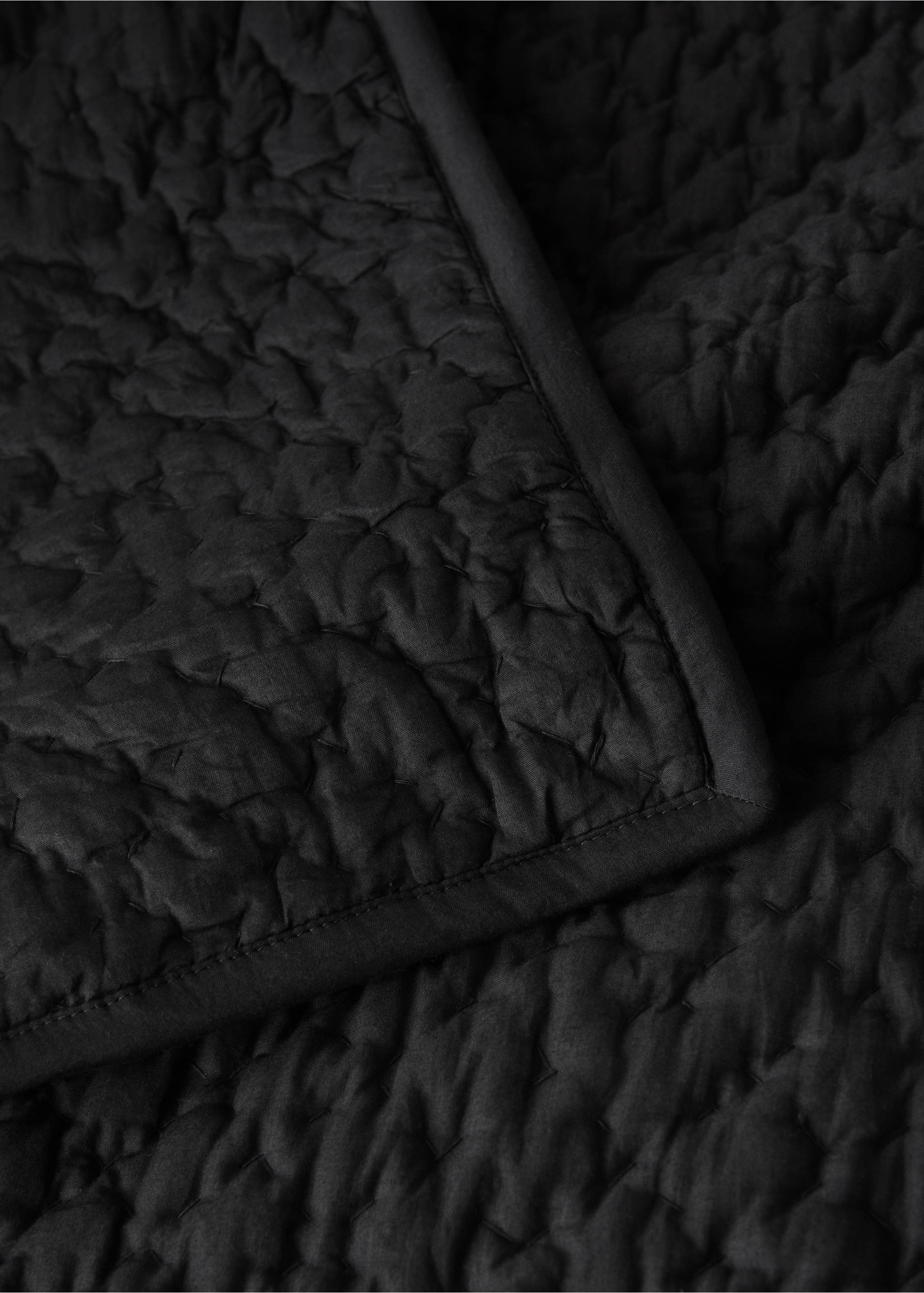 100% cotton duvet for 130/140/150 cm bed - Details of the article 2, Charcoal. Ref: 37032911-00.