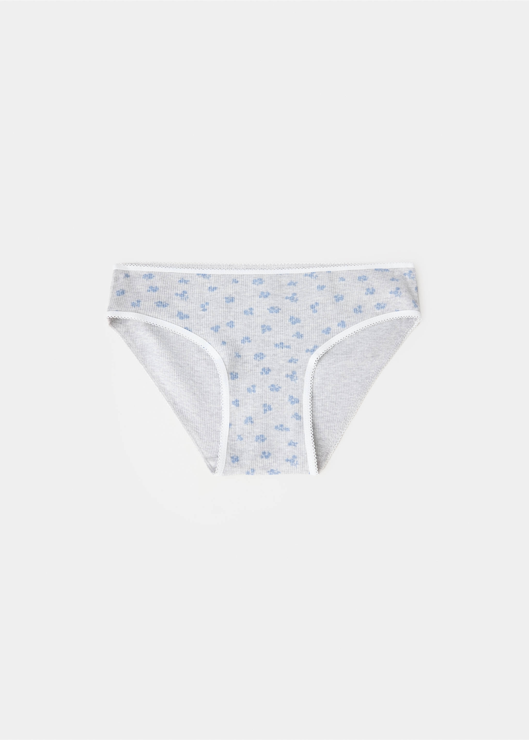 3 pack cotton panties - Details of the article 8, Medium Heather Grey. Ref: 37032914-00.
