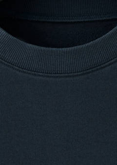 Washed 100% cotton sweatshirt — Navy 6