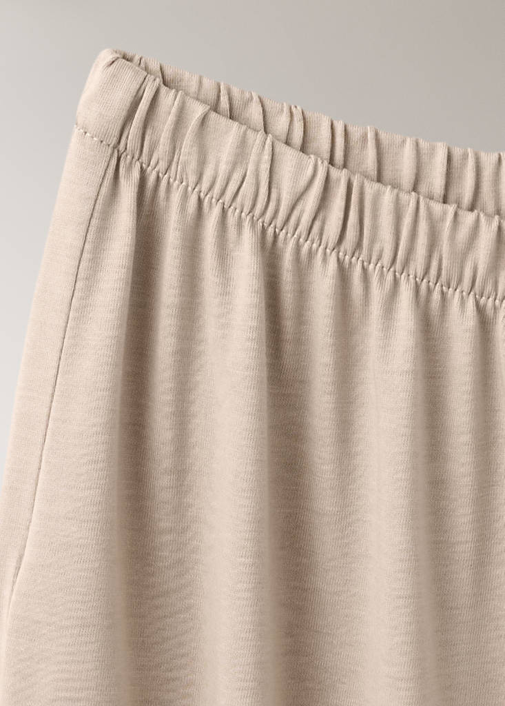 Plain lyocell cotton pyjama bottoms — Pink