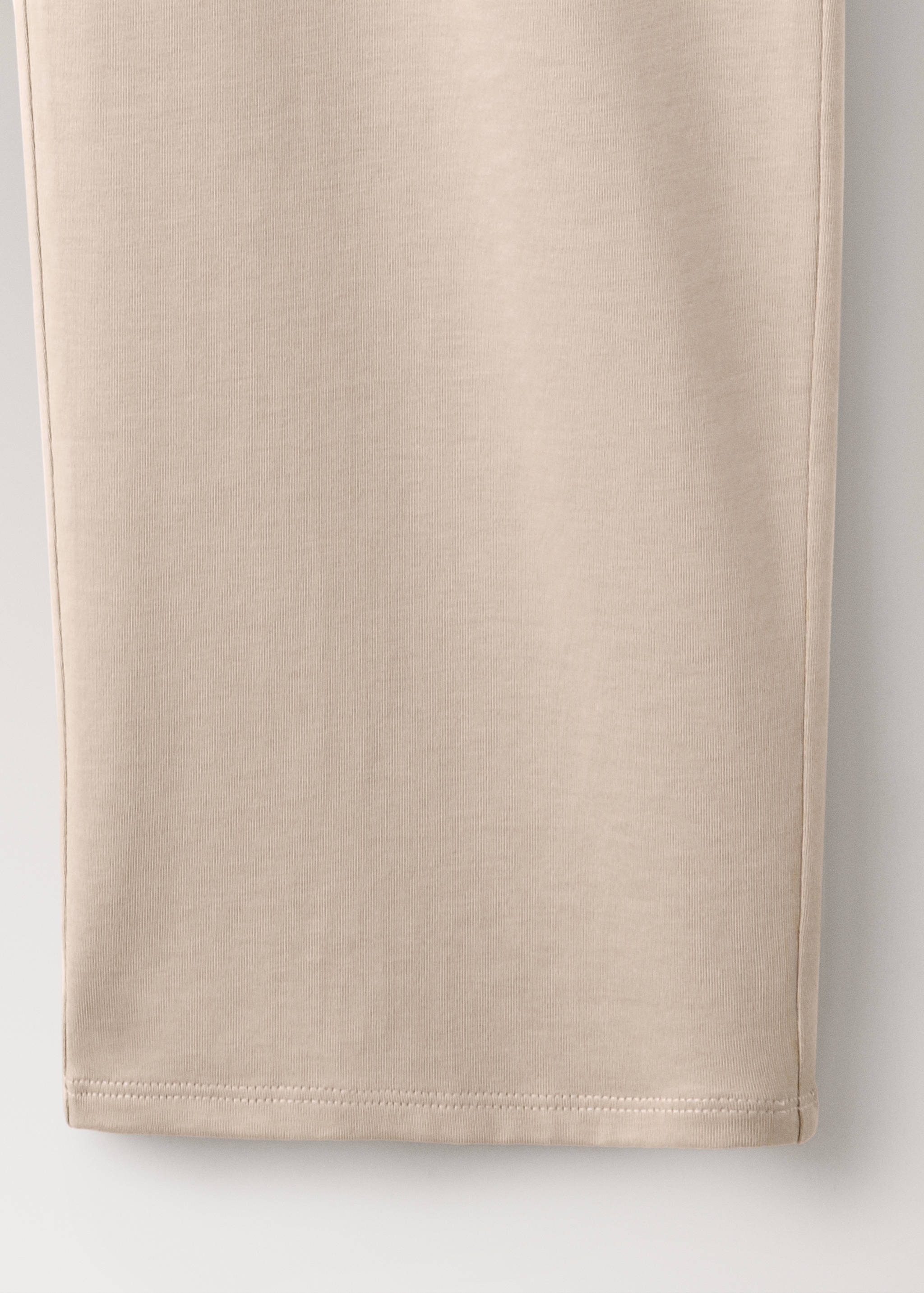 Plain lyocell cotton pyjama bottoms - Details of the article 0