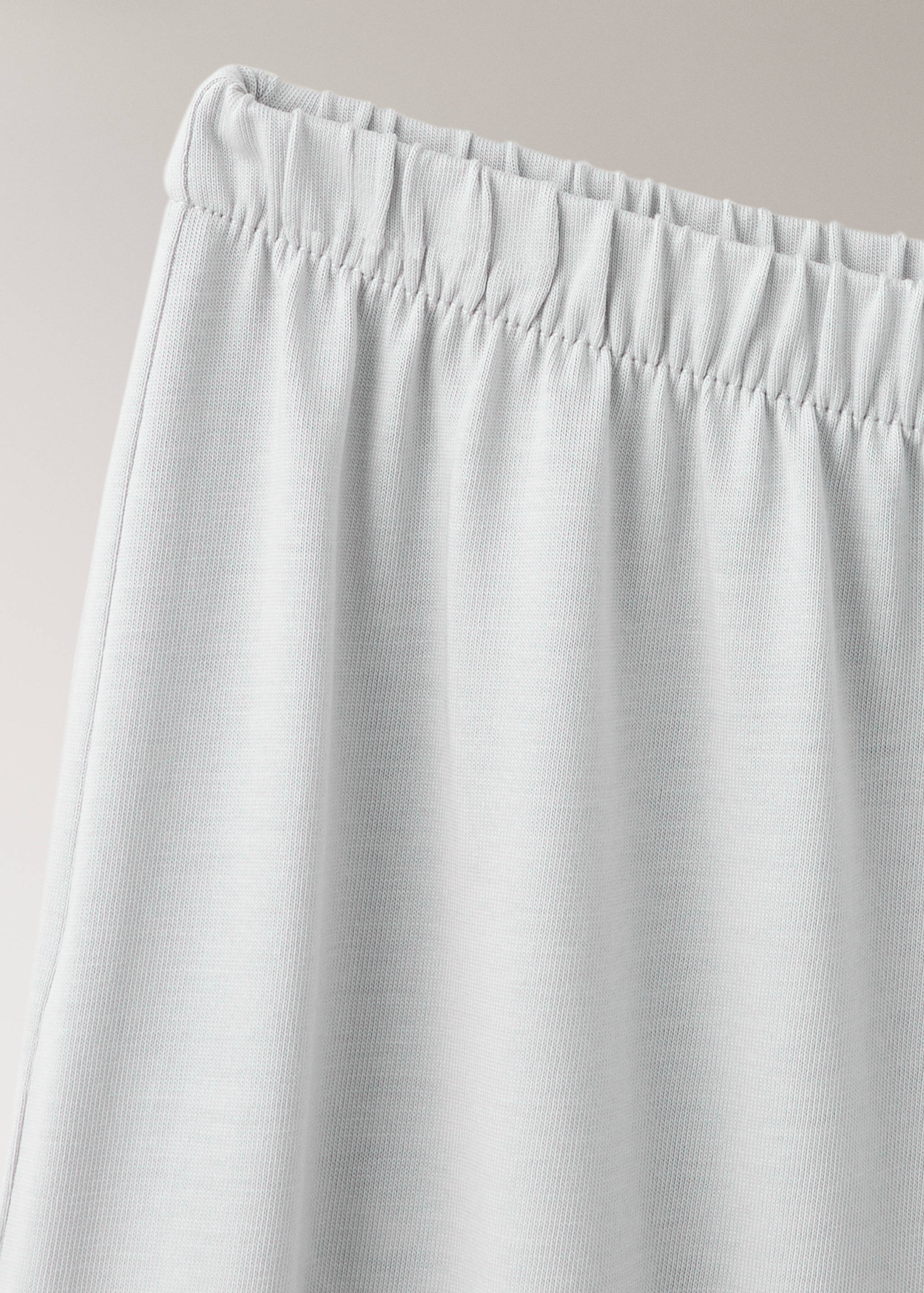 Plain lyocell cotton pyjama bottoms - Details of the article 8