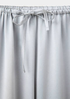 Straight-leg silk trousers — Silver 7