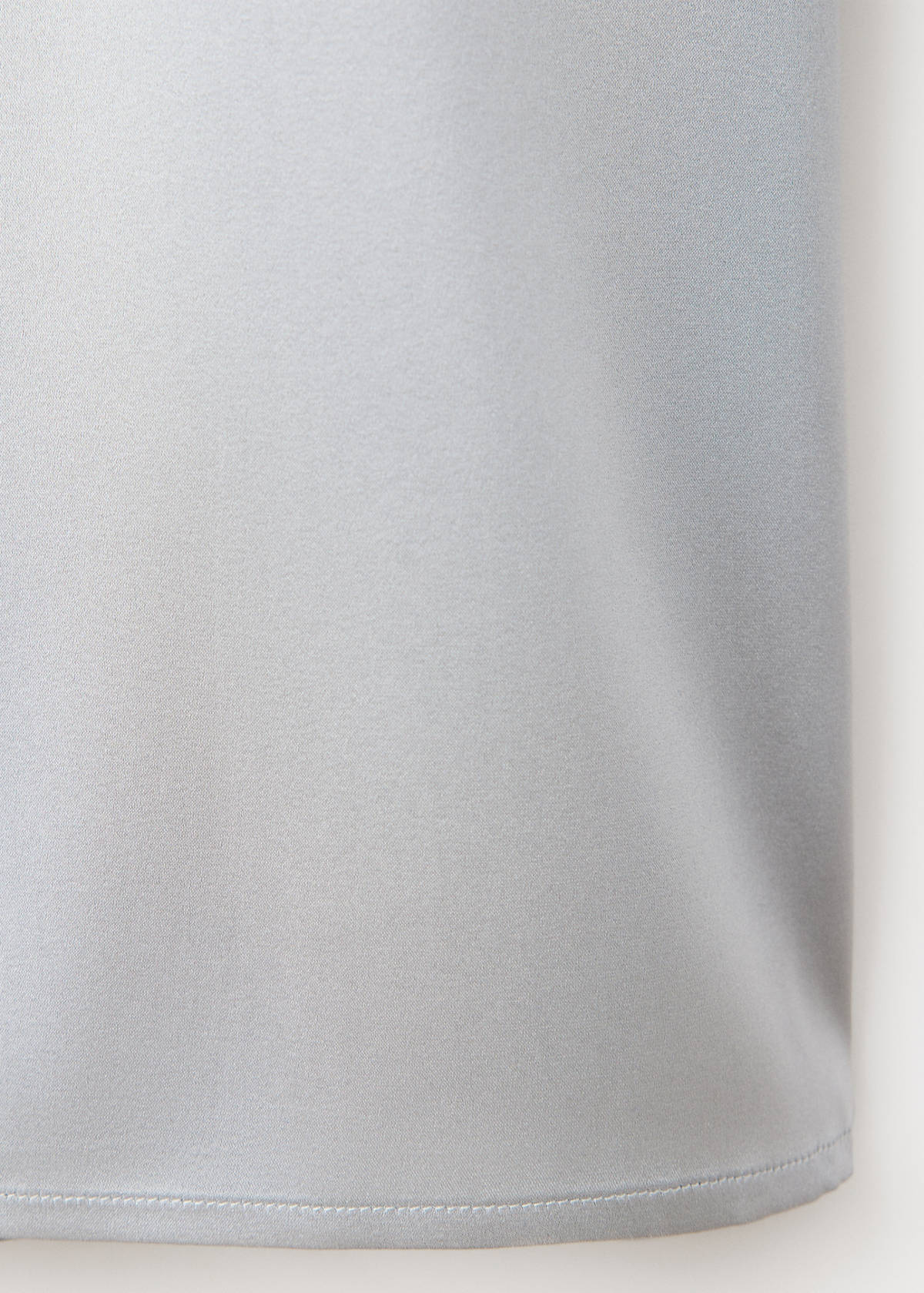 Straight-leg silk trousers — Silver