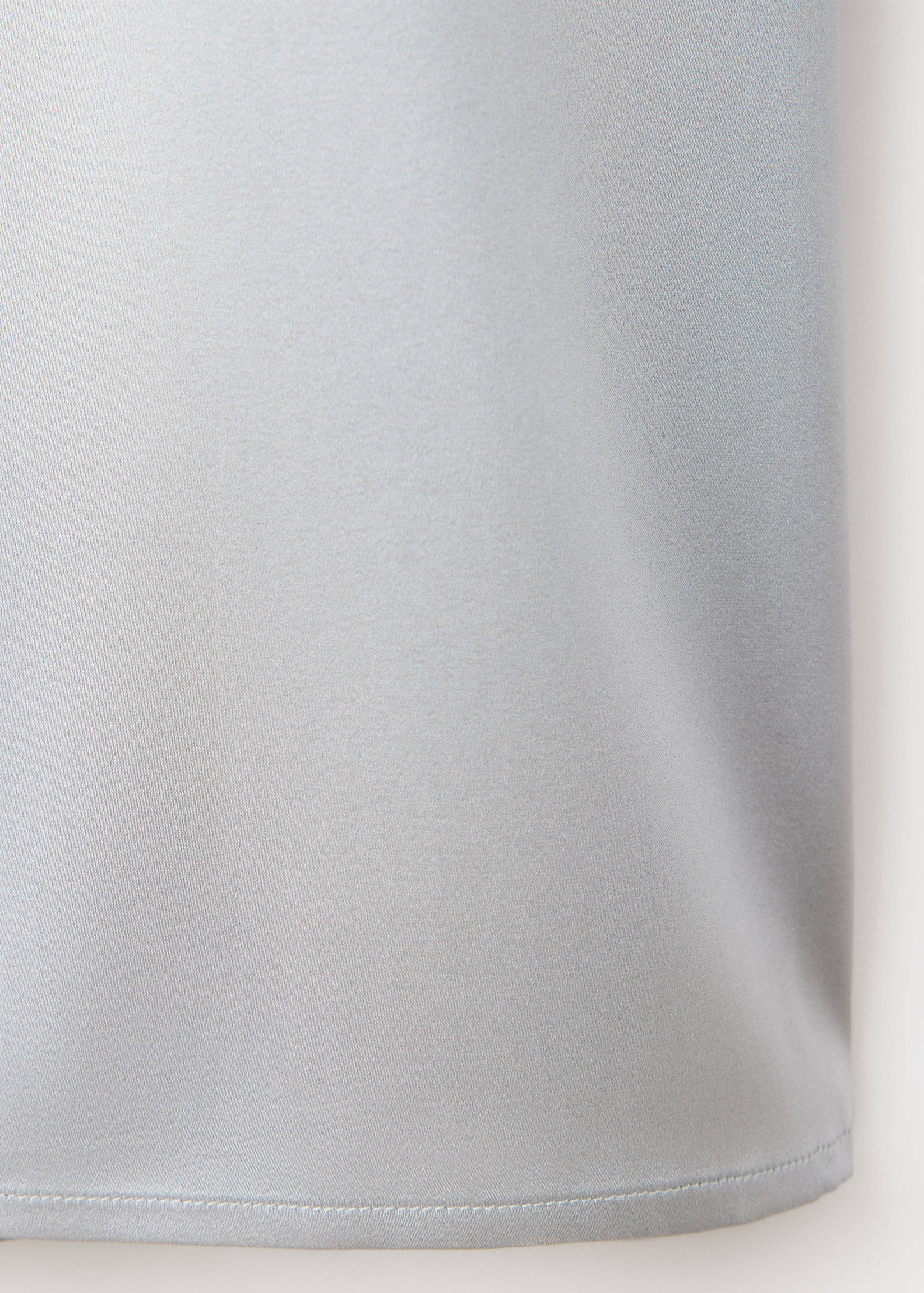 Straight-fit silk trousers - Details of the article 0