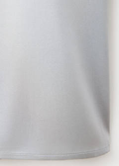 Straight-leg silk trousers — Silver 8
