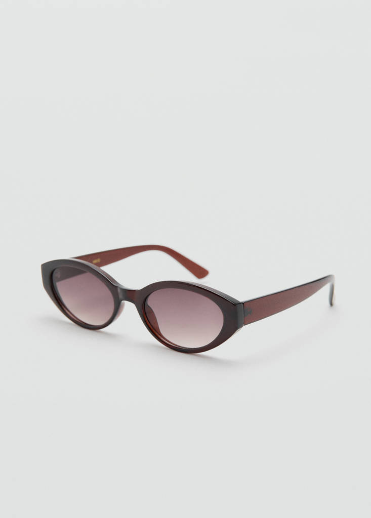 Resin frame sunglasses — Brown
