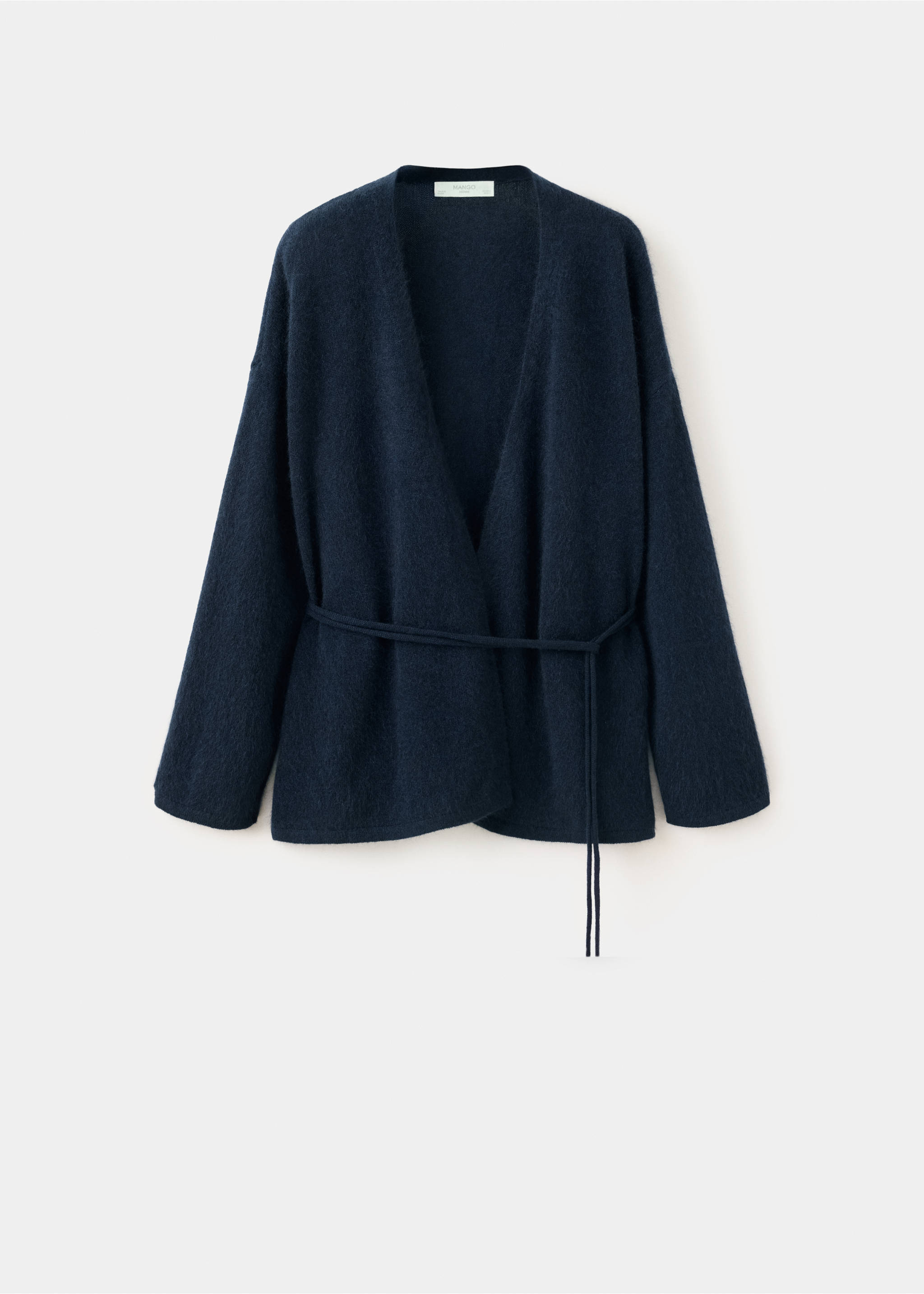 Pull-over 100 % cachemire nœud - Article sans modèle, Bleu marine. Ref: 37032922-00.