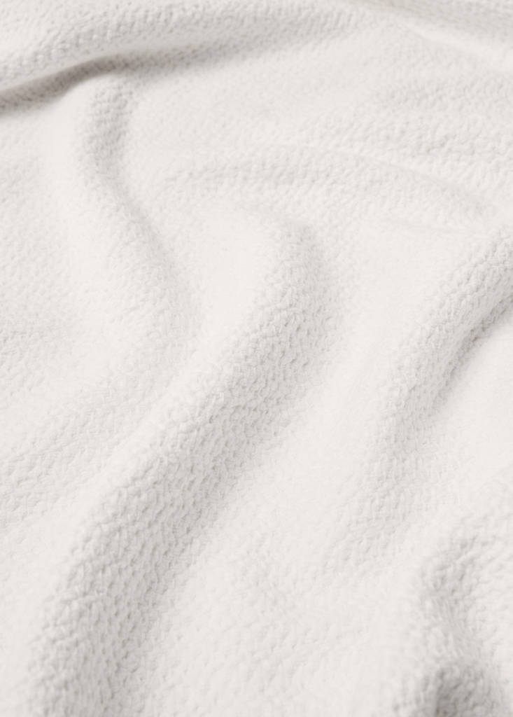Tagesdecke aus Baumwolle mit Rüschen für 180/200 cm Bett — Ecru