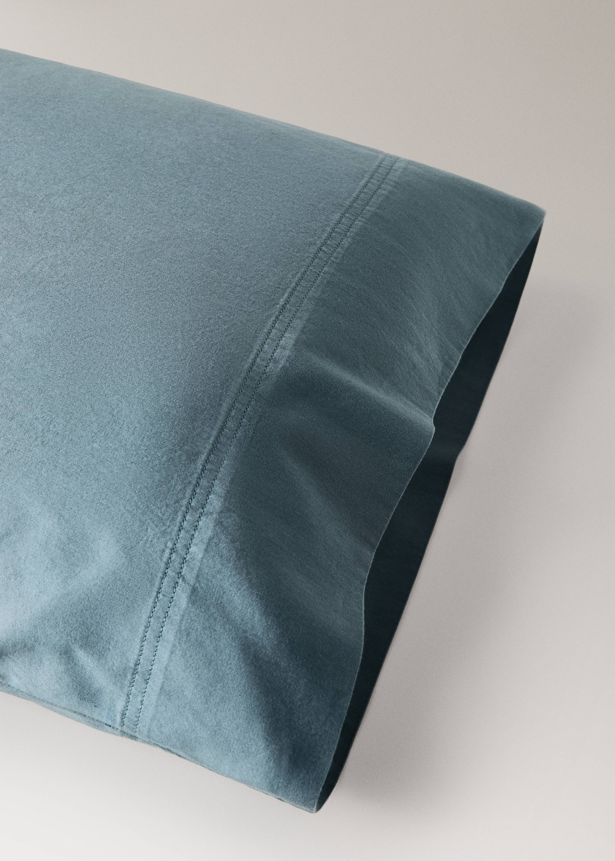 Washed cotton pillow case 45x110cm - Details of the article 2