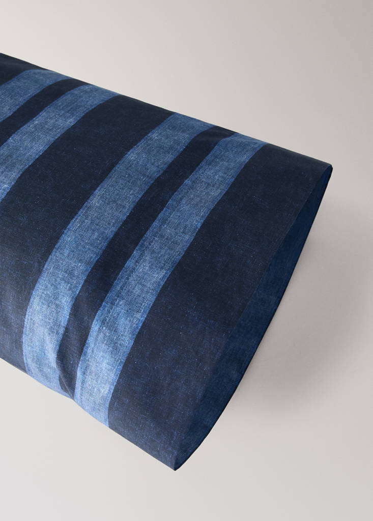 Pillowcase 100% cotton 45x110 cm — Indigo Blue