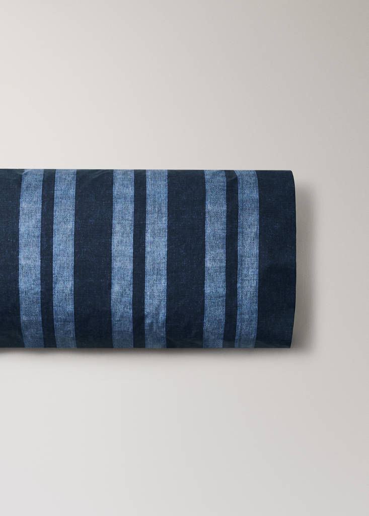 Pillowcase 100% cotton 45x110 cm — Indigo Blue