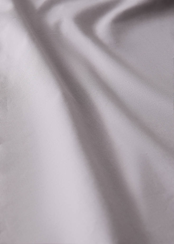 Top sheet 100% cotton percale Bed 135/140 cm — Brown