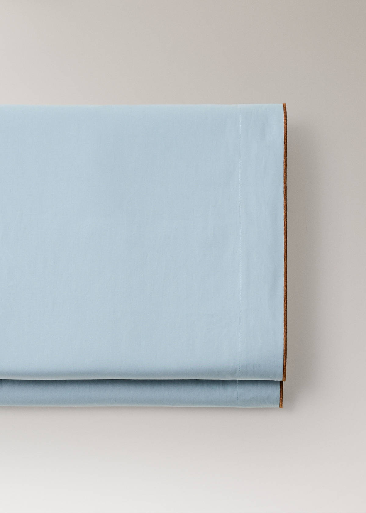 Top sheet 100% cotton percale 150/160 cm — Petrol Blue