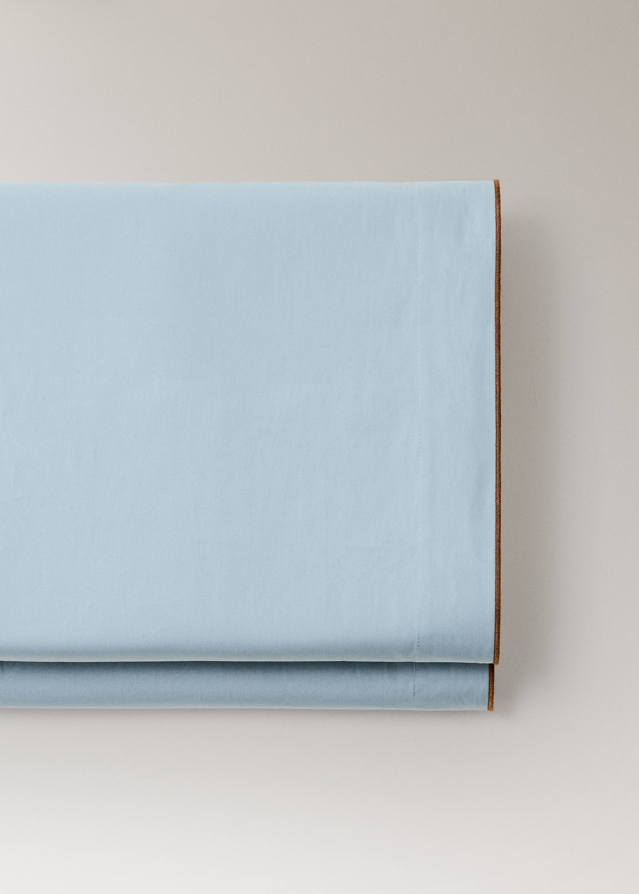 Top sheet 100% percale cotton Bed 180/200 cm - Details of the article 2