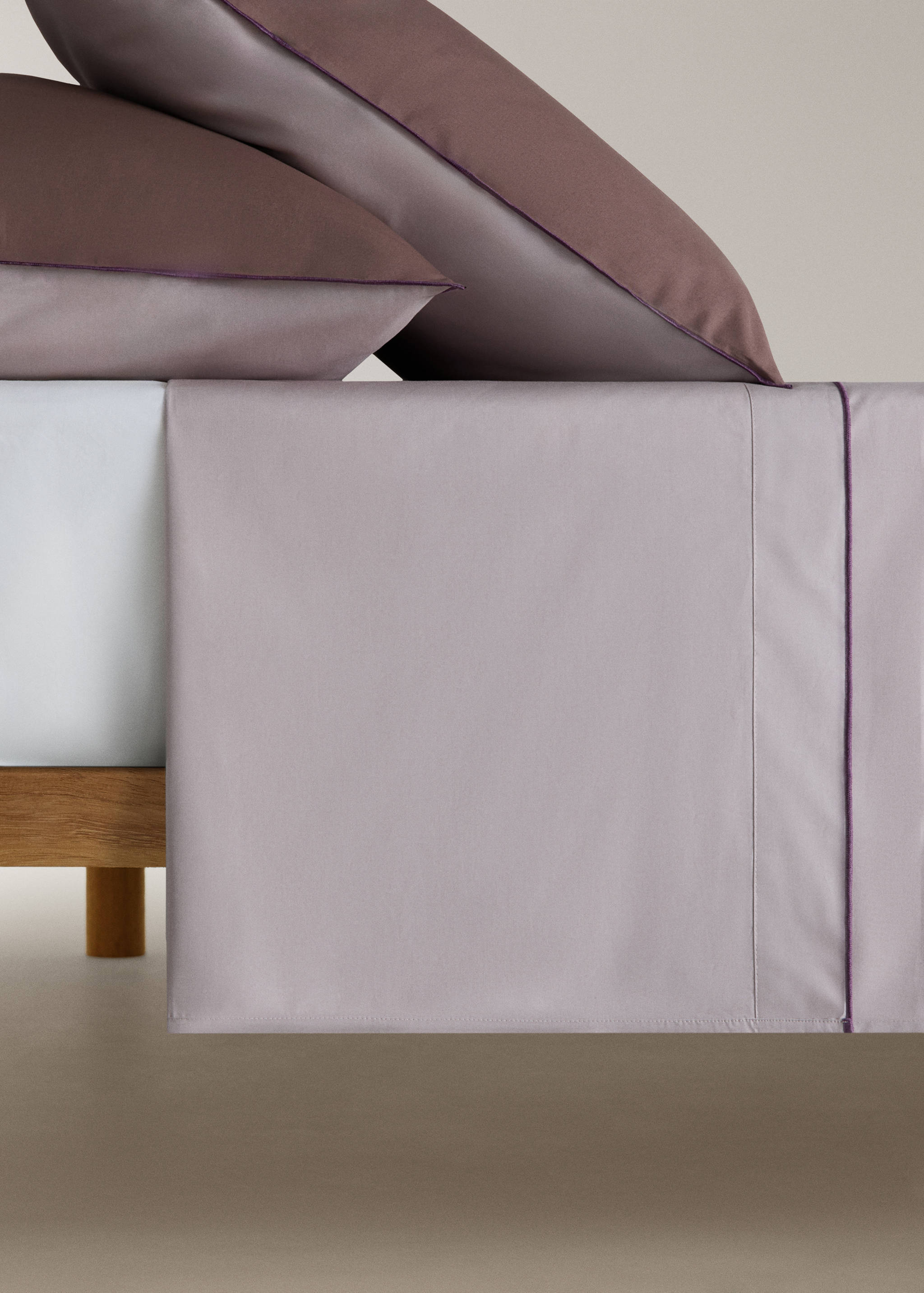 100% Percale Cotton Flat Sheet 200 cm Bed - Article without model