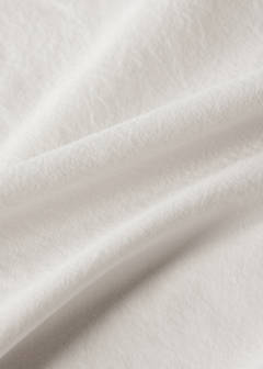 Washed cotton fitted sheet for single bed — Sand 1