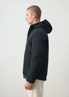Technical jacket with waterproof hood — Night Blue 6